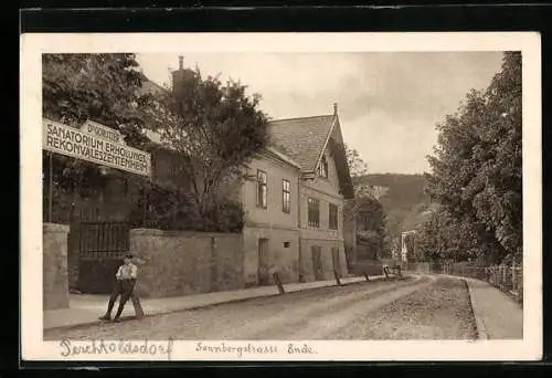 AK Perchtoldsdorf, Sanatorium, Erholungs- und Rekonvaleszentenheim Dr. Gorlitzer, Sonnenbergstrasse