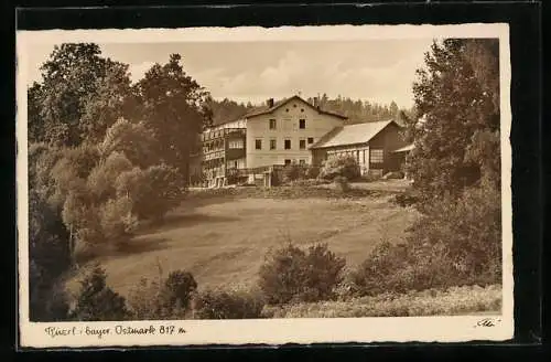 AK Schaufling / Bay. Wald, Partie am Sanatorium Haus Rusel