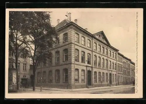 AK Krefeld, Haus Scheibler & Co. (früher F.H. Heydweiller erb. 1780-90)