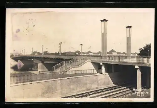 AK Mannheim, Blick auf die Ebertbrücke