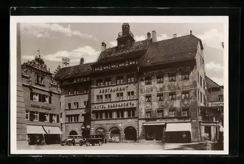 AK Konstanz, Historisches Hotel Barbarossa
