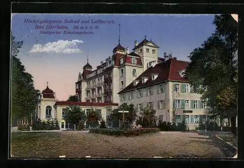 AK Bad Dürrheim, Blick auf das Stuttgarter Erholungsheim