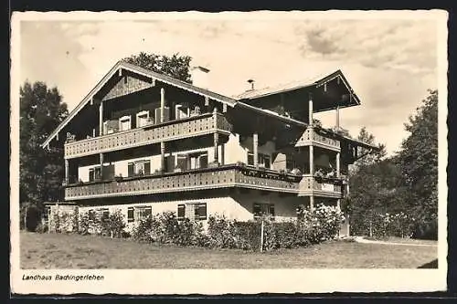 AK Berchtesgaden-Stanggass, Hotel Landhaus Bachingerlehen