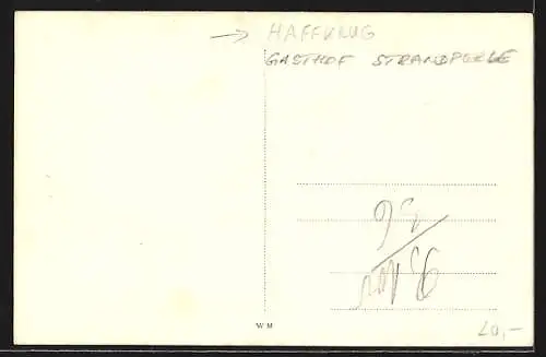 AK Haffkrug, Gasthof Strandperle mit 