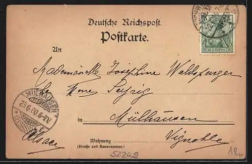 Lithographie Eschweiler, Grube Eschweiler, Schützenhalle mit Strassenbahn, Eisenhütte Phönix