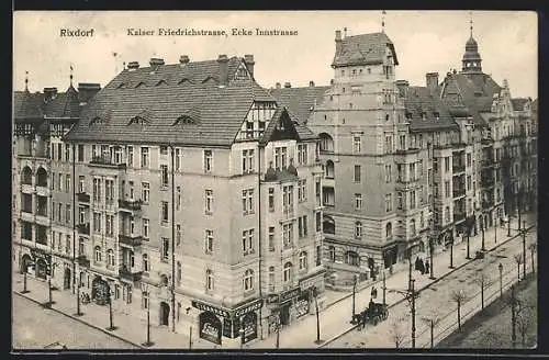 AK Rixdorf, Kaiser Friedrichstrasse Ecke Innstrasse