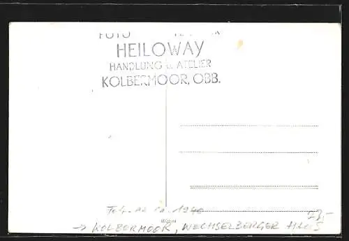 Foto-AK Kolbermoor, Wechselberger Haus mit Geschäft
