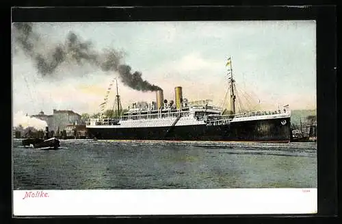 AK Passagierschiff Moltke in Fahrt