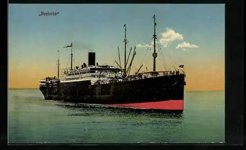 AK Dampfer Pretoria im Wasser