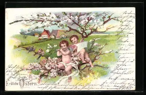 AK Osterengel musizieren zusammen mit den Vögeln