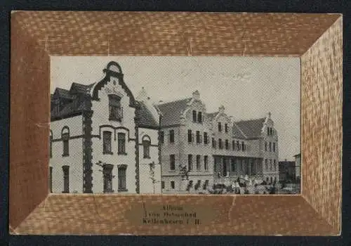 Leporello-AK Kellenhusen i. H., Hotels Villa Seestern und Deutsches Haus, Pensionat zur Tanne, J. Rüssaus Strandhalle