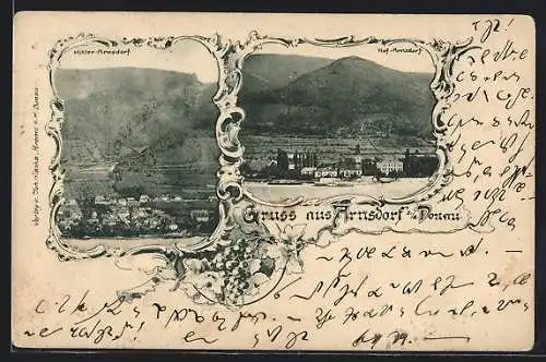 AK Arnsdorf a. d. Donau, Ansichten von Mitter-Arnsdorf und Hof-Arnsdorf