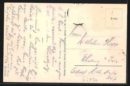 AK Hanau a. M., Ansicht vom Stadtschloss