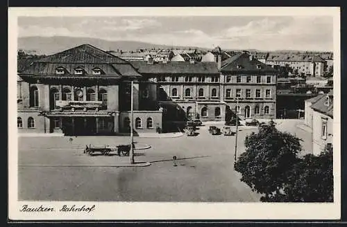 AK Bautzen, Blick auf den Bahnhof