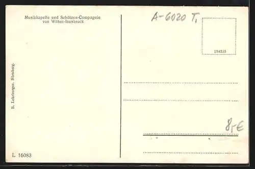 AK Innsbruck-Wilten, Tiroler Musikkapelle und Schützen-Compagnie