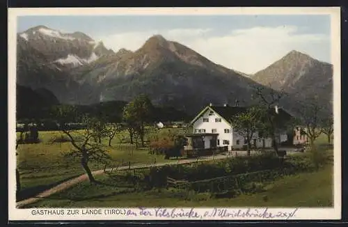 AK Vils /Tirol, Gasthaus zur Lände