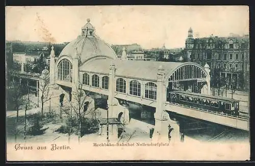 AK Berlin-Schöneberg, Hochbahn-Bahnhof Nollendorfplatz
