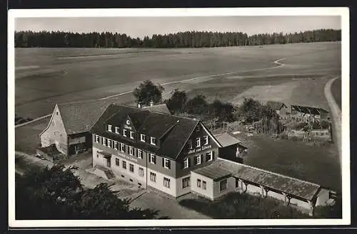 AK Besenfeld bei Freudenstadt, Gasthof zum Löwen aus der Vogelschau