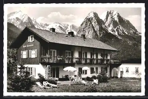 AK Grainau /Zugspitzdorf, Gasthaus Sonnenrain