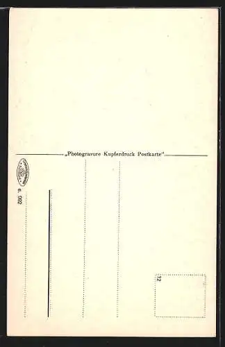 AK Münster i. W., Der Dom im Herbst