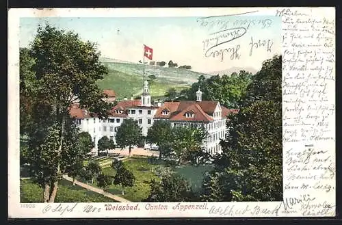 AK Weissbad /Appenzell, Blick auf Hotel