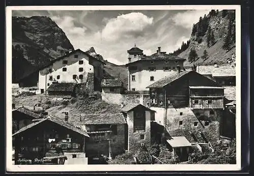 AK Splügen, Partie im Dorf