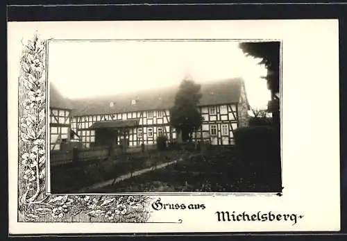 AK Michelsberg / Schwalmstadt, Bauernhaus