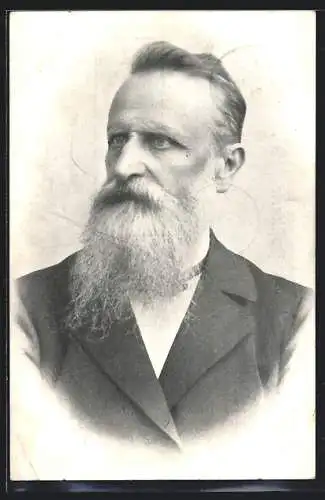 AK Hildburghausen, Portrait Gemeinderats-Vorsitzender A. von Lösecke zur Jubelfeier 1905