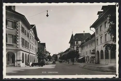 AK Langenthal, Strassenpartie an der Bank