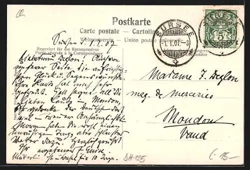 AK Mauensee, Blick auf das Schloss