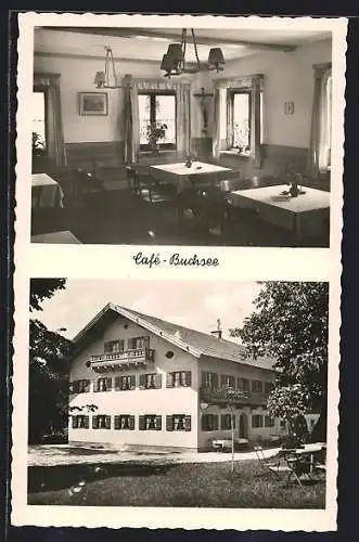 AK Buchsee, Ansichten vom Cafe Buchsee im Isartal