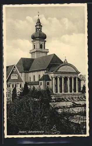 AK Aalen, Blick zur Salvatorkirche