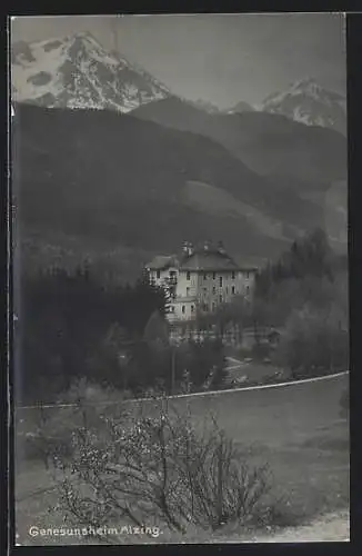 AK Alzing, Das Genesungsheim gegen die Berge