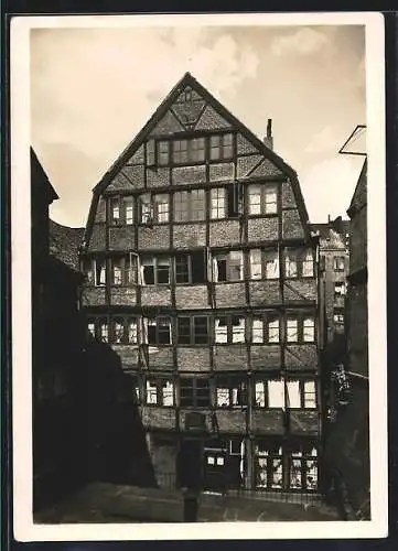 AK Alt-Hamburg, Brahms Geburtshaus, Speckstrasse 62