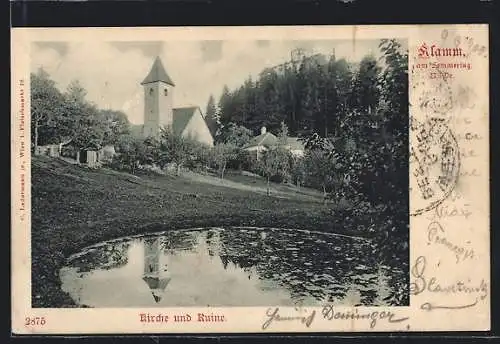 AK Breitenstein am Semmering, Kirche & Ruine Klamm