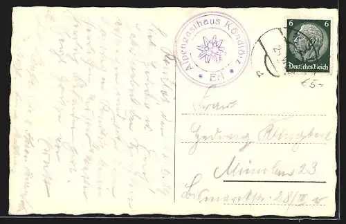 AK Erl, Partie am Berggasthof Köndlötz