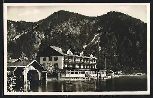 AK Breitenwang, Hotel Forelle am Plansee