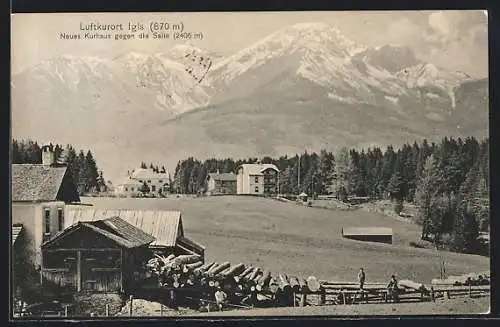 AK Igls, Neues Kurhaus gegen die Saile