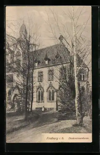 AK Freiburg i. B., Ansicht vom Diakonissenhaus
