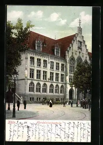 AK Köln-Neustadt, Ansicht der Handelshochschule