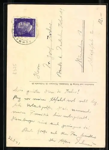 AK Ruhmannsfelden /Bayr. Wald, Strassenpartie mit Brunnen und Blick zur Kirche