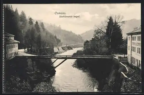 AK Comano Terme, Stabilimento bagni