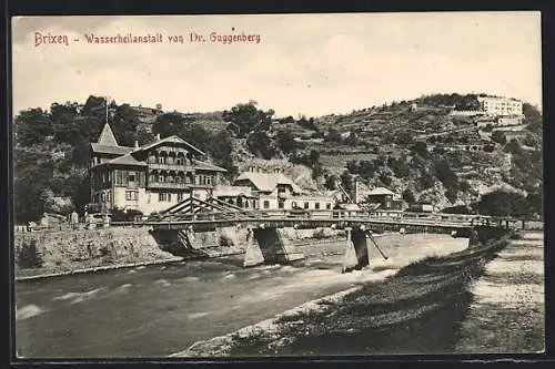 AK Brixen, Wasserheilanstalt von Dr. Guggenberg
