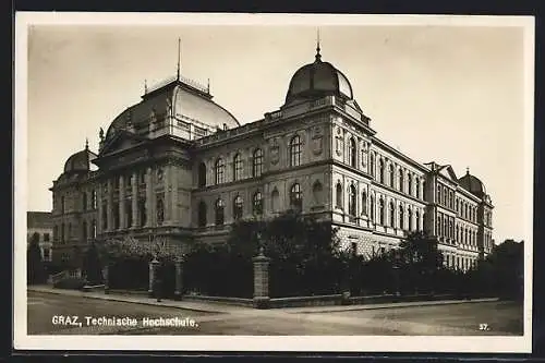 AK Graz, Technische Hochschule mit Strasse