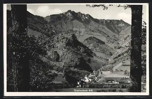 AK Ternberg /O. Ö., Trattenbach von oben