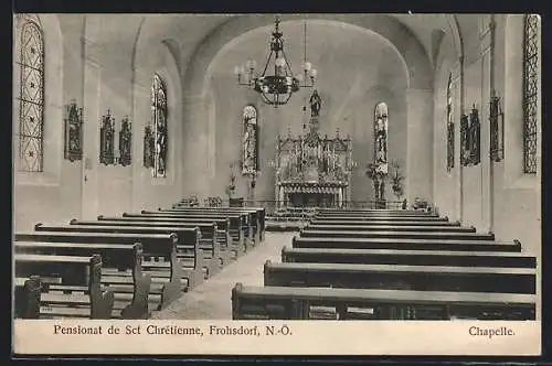 AK Frohsdorf, Pensionat de Sct Chretienne, Chapelle