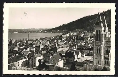 AK Bregenz a. B., Teilansicht mit Bodensee