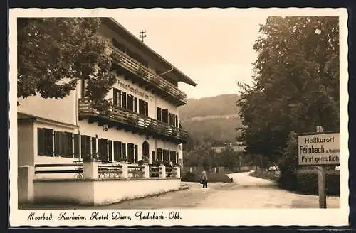 AK Feilnbach /Obb., Pension Moorbad Kurhotel Diem