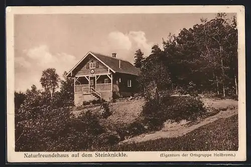 AK Wüstenrot, Naturfreundehaus auf dem Steinknickle