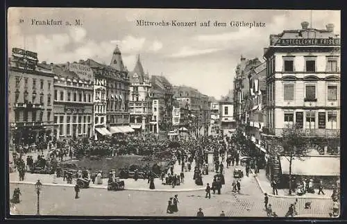 AK Frankfurt, Mittwochskonzert auf dem Goetheplatz